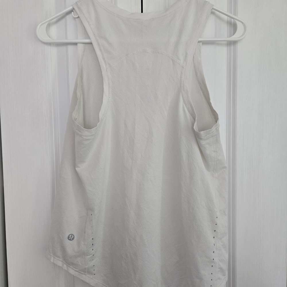 lululemon athletica White Flowy Tank